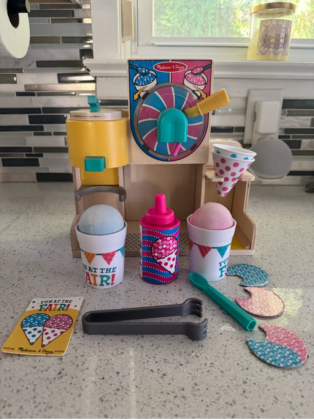 Melissa & Doug - Fun at the Fair! Snow Cone and Slushie play set